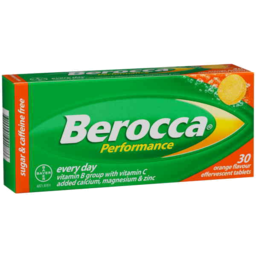 Photo of Berocca Energy Vitamin Orange Effervescent Tablets 30 Pack