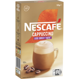Photo of Nescafe Less Sweet Cappuccino Coffee Sachets 10 Pack