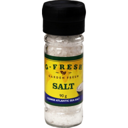 Photo of G Fresh Coarse Atlantic Sea Salt Grinder 90g