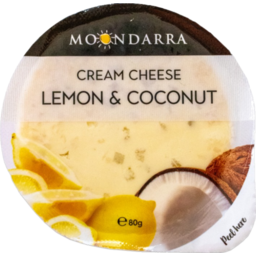 Photo of Moondarra Cream Cheese Lemon & Coconut 80g