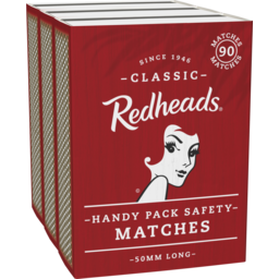 Photo of Redheads Handy Pack Safety Matches 90 X 3 3.0x90
