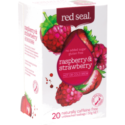 Photo of Red Seal Raspberry & Strawberry Hot Or Cold Brew Tea 20's