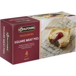 Photo of Balfours Frozen Square Pie 4 Pack 680g