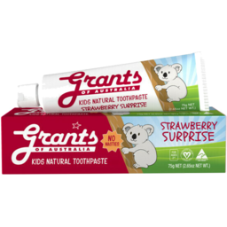Photo of Grants Kids Natural Toothpaste Strawberry Surprise 75gm
