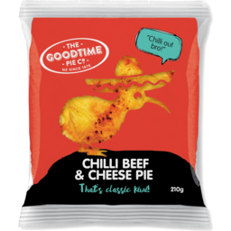Photo of Goodtime Chilli/Beef & Cheese Pie
