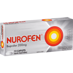 Photo of Nurofen Pain And Inflammation Relief Caplets 200mg Ibuprofen 12 Pack 