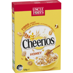 Photo of  Uncle Tobys Cheerios Honey Multigrain Breakfast Cereal 520g 520g