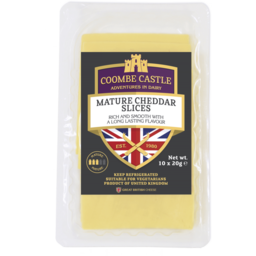Photo of Coombe Castle Mature Cheddar Slices 200g