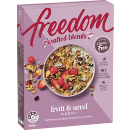 Photo of Freedom Foods Freedom Crafted Blends Fruit & Seed Muesli