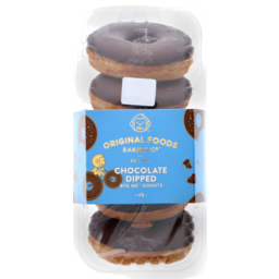 Photo of Original Foods Donuts Chocolate Dipped 5 Pack