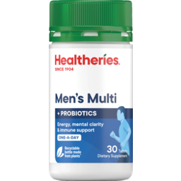 Photo of Healtheries Men's Multi with Probiotics 30 Pack