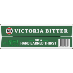 Photo of Victoria Bitter VB Cans 24x375ml