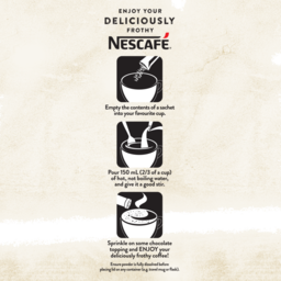 Photo of Coffee, Nescafe Cafe Menu Coffee Sachets, Cappuccino 10-pack