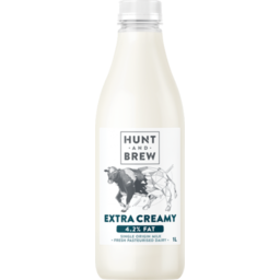 Photo of Hunt & Brew Extra Creamy 4.2% Fate Milk 1L