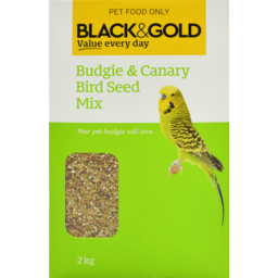 Photo of Black & Gold Budgie&Canary Mix 2kg