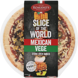 Photo of Romano's Slice Of The World Mexican Vege Pizza