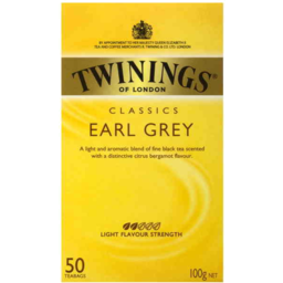 Photo of Twinings Earl Grey Tea Bags 50 Pack 100g 100g
