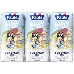 Photo of Pauls Bluey Full Cream UHT Milk 6x200ml