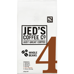 Photo of Jed's #4 Very Strong Whole Beans Coffee 200g
