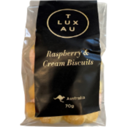 Photo of Tlux Biscuits Raspberry & Cream 210gm