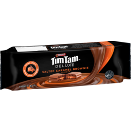 Photo of Arnott's Tim Tam Deluxe Biscuits Salted Caramel Brownie 175g