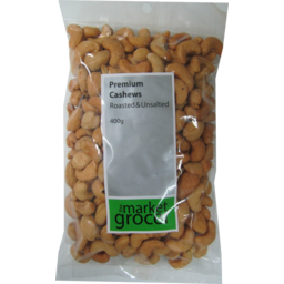 Photo of The Market Grocer Cashews Unsalted Value Pack 400gm