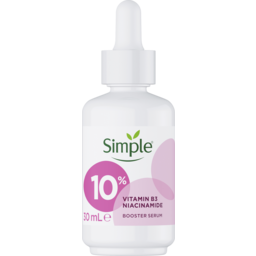 Photo of Simple Booster Serum 10% Niacinamide(Vitamin B3)For Even Skin Tone And Texture