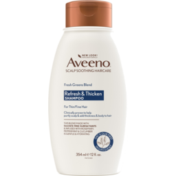 Photo of Aveeno Fresh Greens Blend Natural Volumising Shampoo For Fine Hair