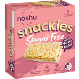 Photo of Noshu Snackles Bars Marshy Mellow 110g