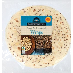 Photo of Bake Stone Soy Linseed Wraps 380g