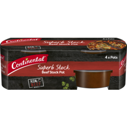 Photo of Continental Beef Stock Pots 4pk 112g