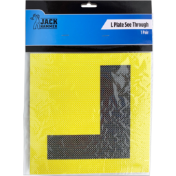 Photo of Jack Hammer See Through L Plate 1pk