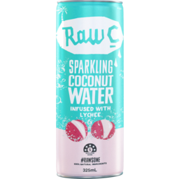 Photo of Raw C Sparkling Coconut Water Infused With Lychee