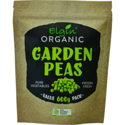 Photo of Elgin Organic Frozen Peas 600g