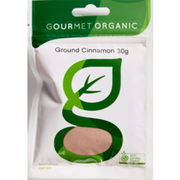 Photo of Gourmet Organic Ground Cinnamon 30g