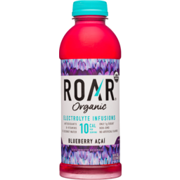 Photo of Roar Organic Electrolyte Infused Beverage Blueberry Acai 532ml