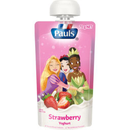Photo of Pauls Kids Strawberry Yoghurt Pouch 70g Princess