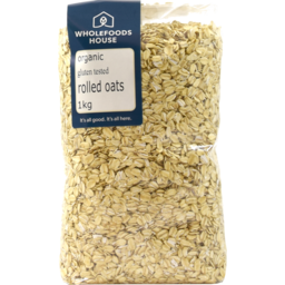 Photo of Wholefoods House Oats Rolled Organic Gluten Tested 1kg