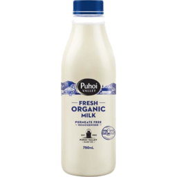 Photo of Puhoi Valley Organic Milk Homogenised 750ml