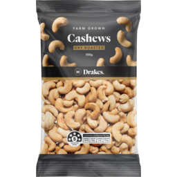 Photo of Drakes Cashews Dry Roasted 500g