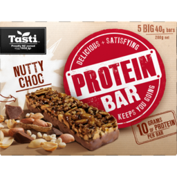 Photo of Tasti Protein Bars Nutty Chocolate 5 Pack
