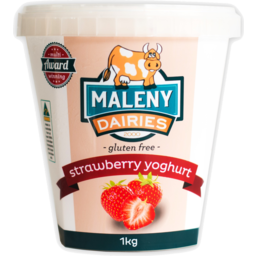 Photo of Maleny Dairies Gluten Free Strawberry Yoghurt