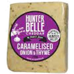 Photo of Hunter Belle Cheddar Caramelised Onion & Thyme