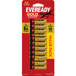 Photo of Eveready Gold Alkaline AA Batteries 16pk