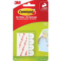 Photo of Command Small Poster Strips 12 Pack