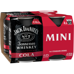 Photo of Jack Daniels No7 Whiskey & Cola Mini