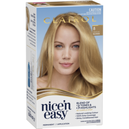 Photo of Clairol Nice 'N Easy 8 Medium Blonde Permanent Hair Colour