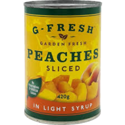Photo of Gfresh Peach Halves/Syr 420g