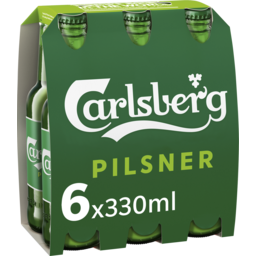 Photo of Carlsberg Danish Pilsner 330ml 6 Pack