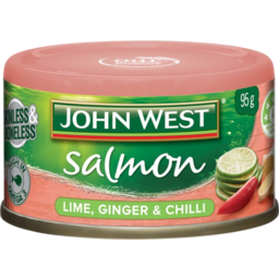 Photo of John West Salmon Lime, Ginger & Chilli 95g